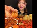 Spicy Panipuri 😍🤤💕 @Mikasafoodie #mukbang #asmrfood #spicy#eating#panipuri #streetfood#trending