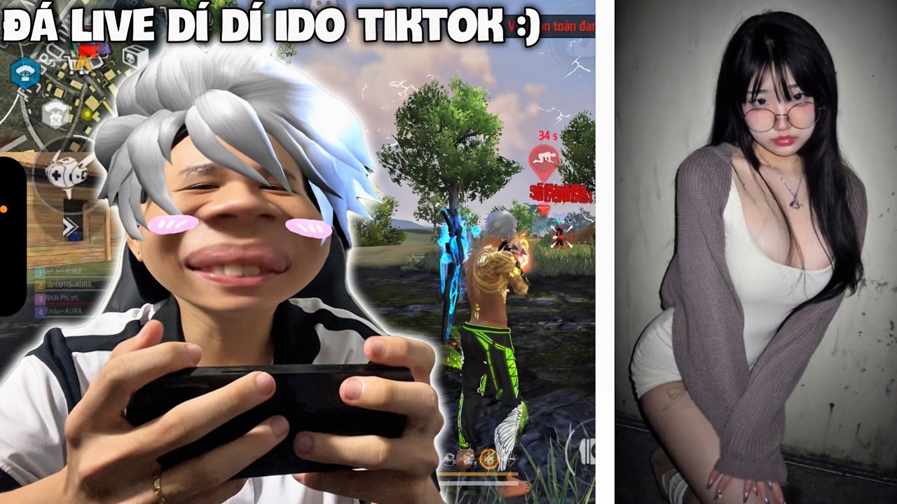 [Free Fire] NÂNG CẤP MP40 TIA CHỚP LV8 & ĐÁ LIVE DÍ DÍ IDO TOP TOP