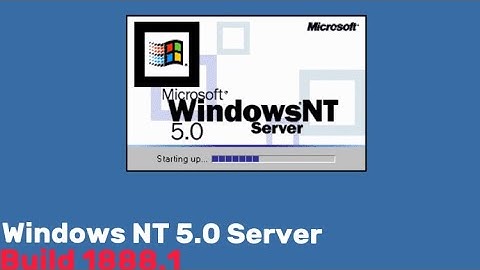 Windows NT 5.0 Enterprise Server beta 2 build 1888