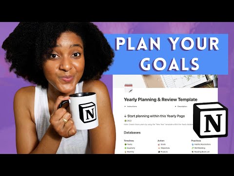How I Plan My Yearly Goals (in Notion! With template!)