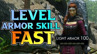 BEST Light Armor & Heavy Armor Leveling Skyrim