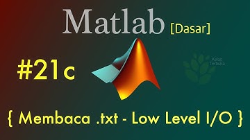 Tutorial Matlab Bahasa Indonesia [Dasar] #21c - Membaca Low Level I/O