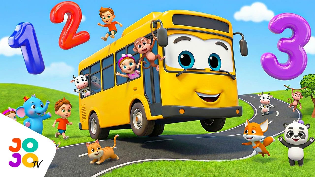 y-*♡ Learn Numbers with Wheels on the Bus 🚌 | Number Park Trip with