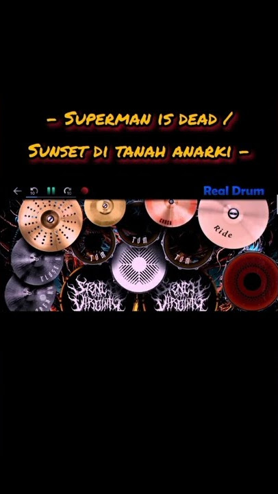 LAGU NOSTALGIA | SUNSET DI TANAH ANARKI | COVER REAL DRUM | BANTU SUBSCRIBE NYA TERIMAKASIH 😇🙏