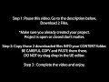 Beginning of video