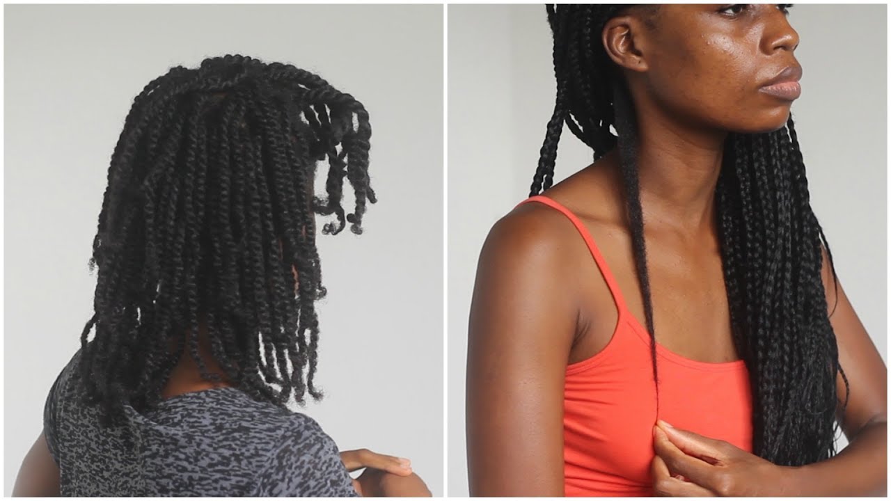 Entretien de la tresse africaine à deux brins : r/BlackHair, image size:1280x720