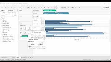 Tableau Tutorial - How to show the missing data labels on the view