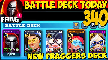 FRAG Pro Shooter - Walkthrough Gameplay part 340 - Battle Deck Today New Fraggers Deck(iOS, Android)
