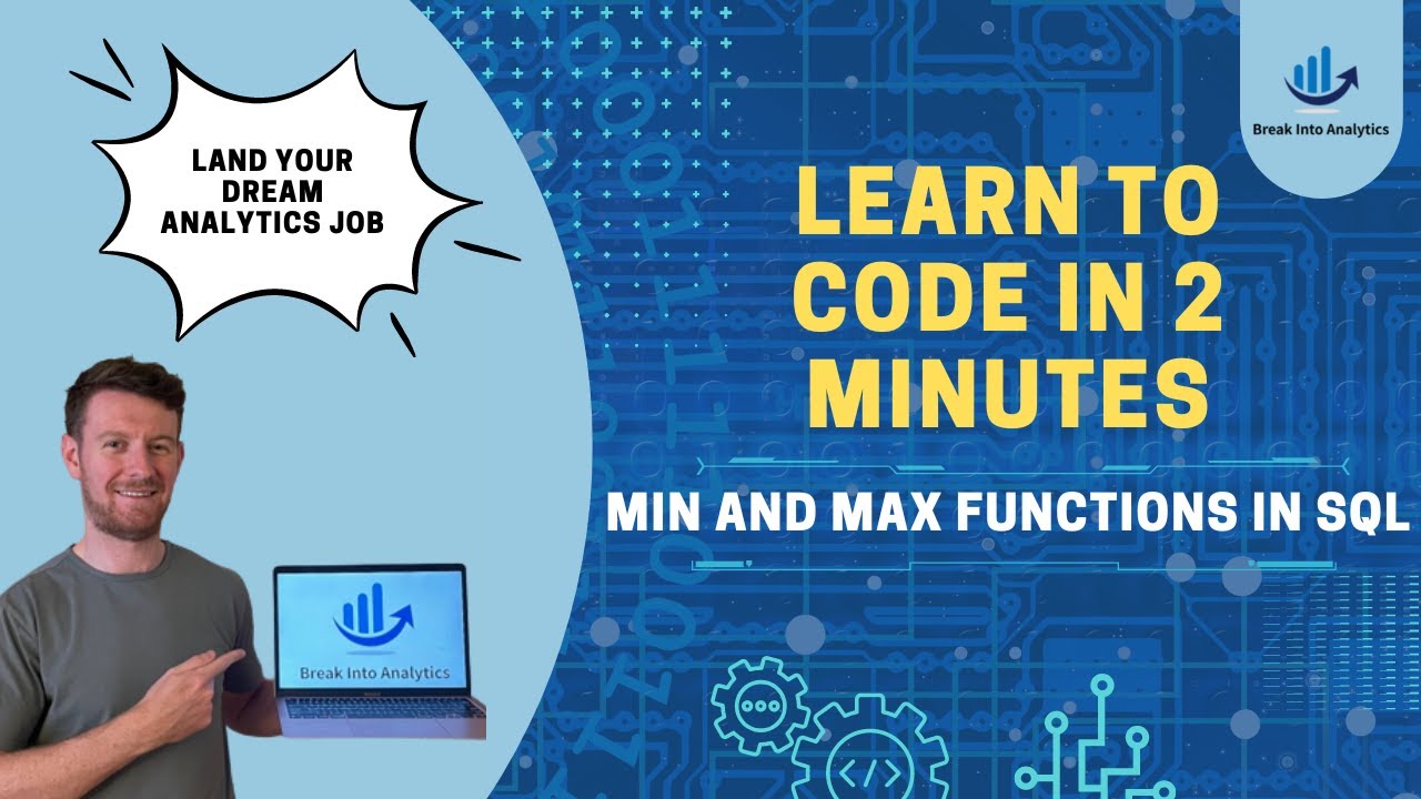 Learn to code in 2 minutes - MIN and MAX functions in SQL! - YouTube