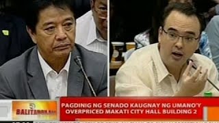 Pagdinig ng Senado kaugnay ng umano'y overpriced Makati City Hall Building 2