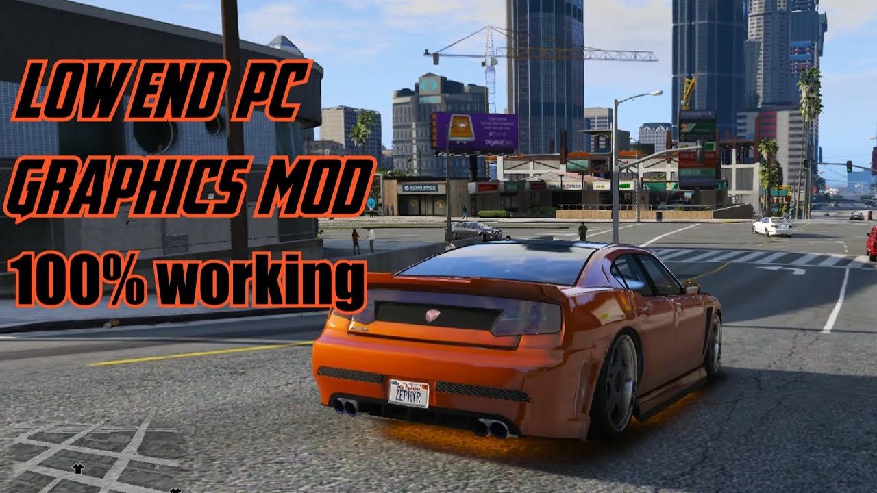 How To Install Graphics Mod In GTA 5 For Low End PC 