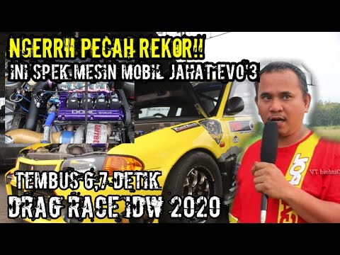 ngerrii-pecah-rekor!!-ini-spek-mesin-mobil-jahat-evo-3-pro-drag-tembus-6,7-detik-drag-race-idw-2020