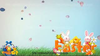 Easter Set 19 - Virtual Green Screen Background Loop