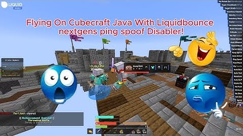 Destroying Nerds On Cubecraft With LiquidBounce NextGen Ping Spoof Disabler!