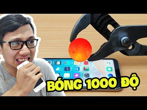 QUẢ BÓNG 1000 ĐỘ ĐẬP CHÁY ĐIỆN THOẠI IPHONE X!!! (Sơn Đù Vlog Reaction)