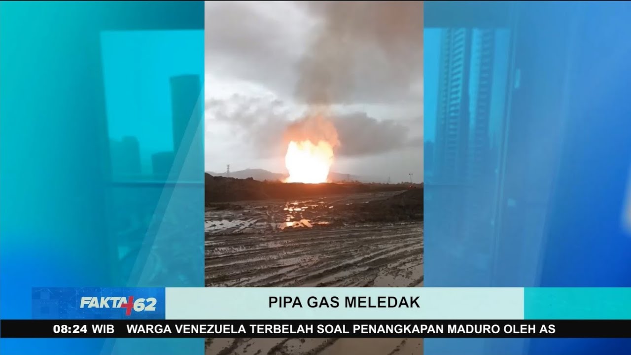 Pipa Gas Meledak Dahsyat di Riau, Sejumlah Rumah dan Kendaraan Hangus Terbakar
