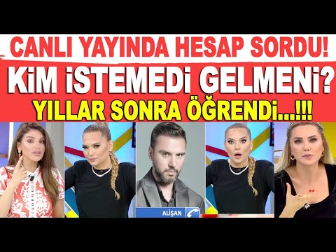 Demet Akalın ve Alişan yıllar sonra canlı yayında yüzleşti! Küs olduğu dönemin hesabını sordu...!!!