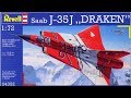 Revell 1/72 J35J Draken Build-log and Reveal