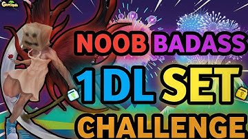 SPECIAL 1 DL NOOB BADASS SET CHALLENGE (NEW SET!!) | Growtopia - Set Challenge #215