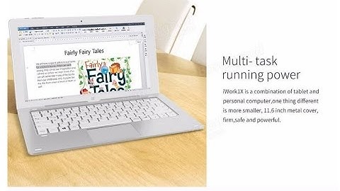 Cube iWork1X 64GB Intel Atom X5 Z8350 Quad Core 11.6 Inch Windows10 Tablet