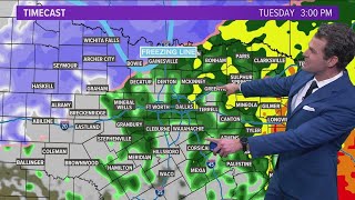 DFW weather: Rain and possibly snow in the forecast on Tuesday