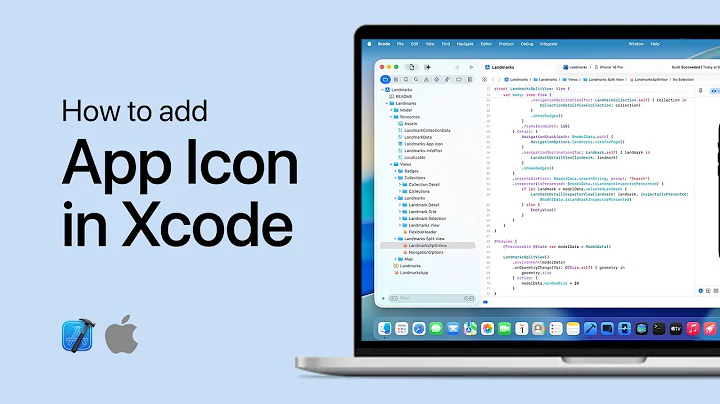 How To Add an App Icon in Xcode