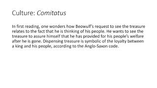 From Beowulf, Part Two: Review