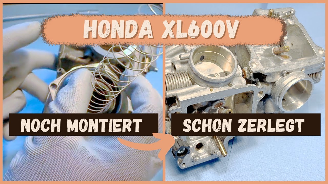 Honda XL600V PD06 Vergaser zerlegen, Schritt für Schritt Anleitung, vom Vergaseronkel
