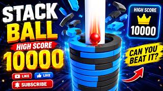 🥰 WELLCOME STACK BOLL ❤‍🔥 HIGH SCORE 10000 #StackBallLive​ #LiveGaming​ screenshot 2