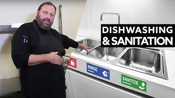 Correct Washing and Sanitation Procedure Using the 3 Compartment Sink