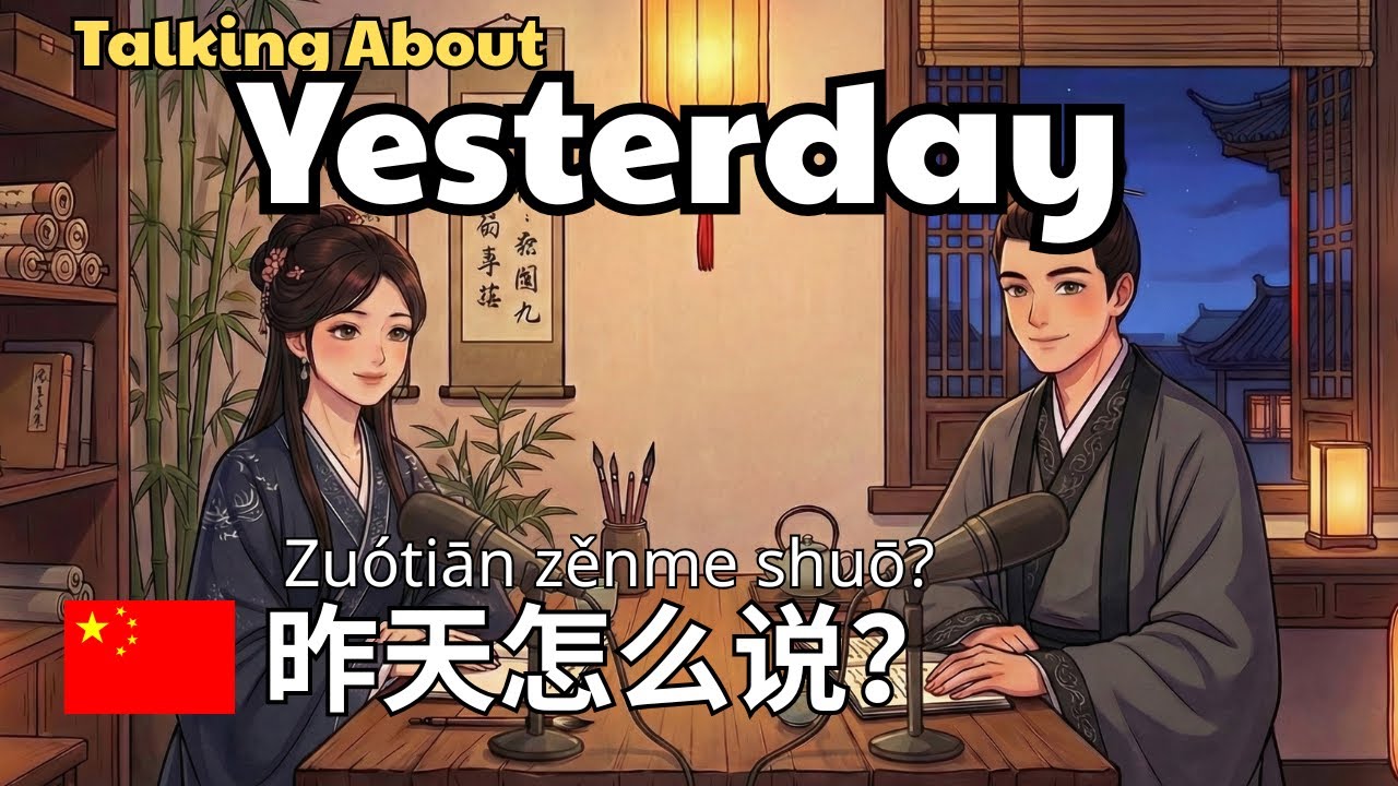 HSK 1–3 | How to Talk About Your Yesterday in Chinese | 如何用中文谈论昨天