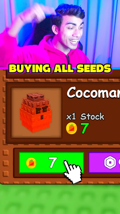 BUYING ALL SEEDS GROW A GARDEN 😍