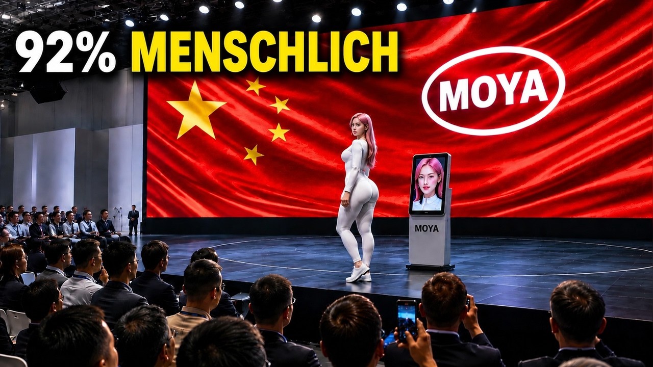Watch Chinas neuer KI-Roboter MOYA wirkt zu echt – zu 92 % menschlich on YouTube Watch Chinas neuer KI-Roboter MOYA wirkt zu echt – zu 92 % menschlich on YouTube