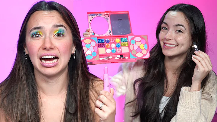 Full Face Using Only KIDS Makeup Challenge! - Merr...