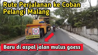 Rute perjalanan menuju wisata coban pelangi Malang hampir 3 jam dari surabaya