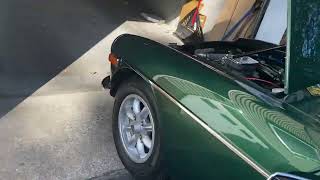 1973 MGB Cold start (Oil pressure)