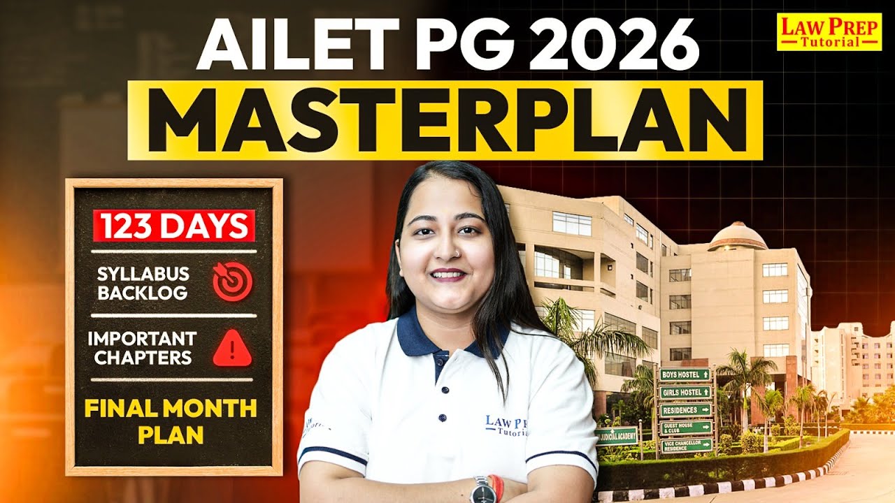 AILET PG 2026 - Crack in 4 Months | Complete Preparation Strategy for ...