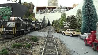 Lonesome Pine Model Railroad Club Running Session on 4/28/22.