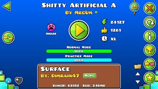 Sh*tty Artificial Ascent By MegUm & More | Geometry Dash
