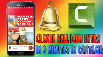 How to Create Bell Icon Intro In Camtasia Studio (in Urdu/Hindi)