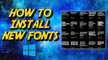 Windows Tip: How to Install Fonts on Your PC