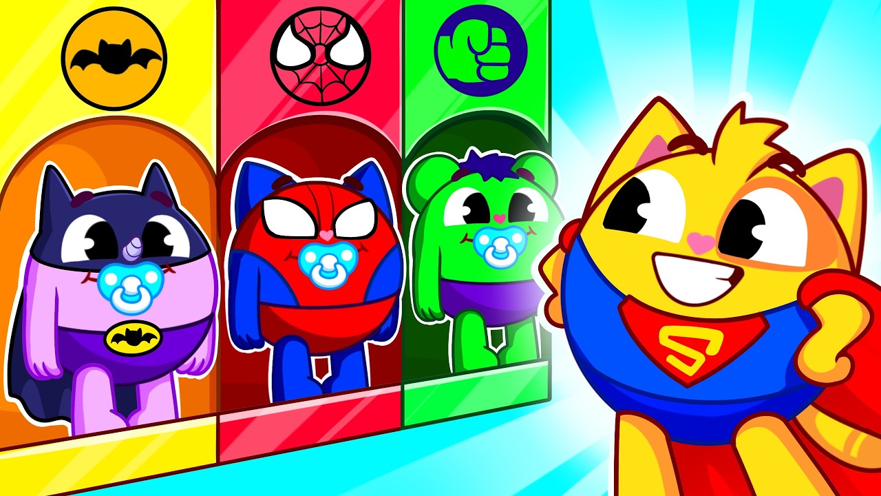 Baby Turn into Superheroes Song | Funny Song For Kids & Nursery Rhymes by Toddler Zoo