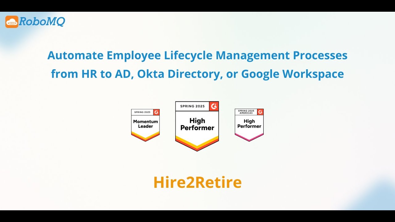 Webinar: Automate Employee Onboarding and Access Management with Hire2Retire