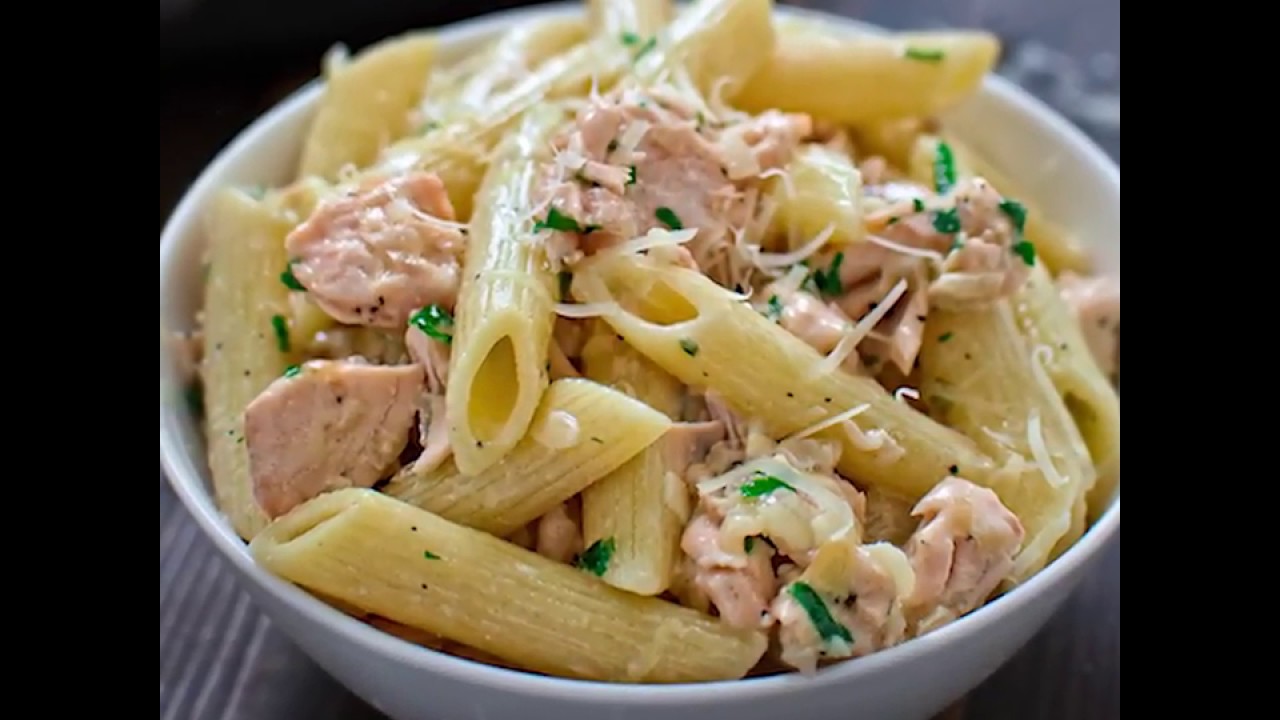 Creamy Salmon Penne Youtube