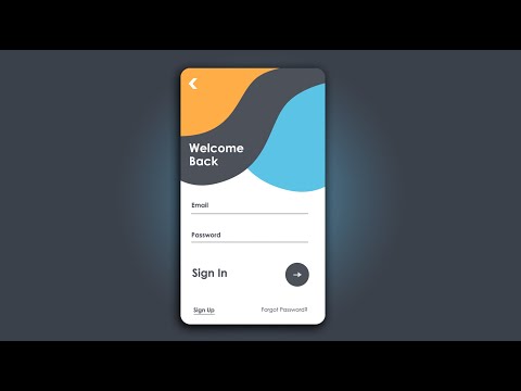 Login Page UI Design Adobe - Tutorial III