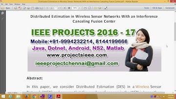 Distributed Estimation in Wireless Sensor Networks With an Interference Canceling Fusion Center
