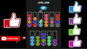 Ball Sort Puzzle Level 2036