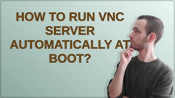 Raspberrypi: How to run VNC Server automatically at boot?