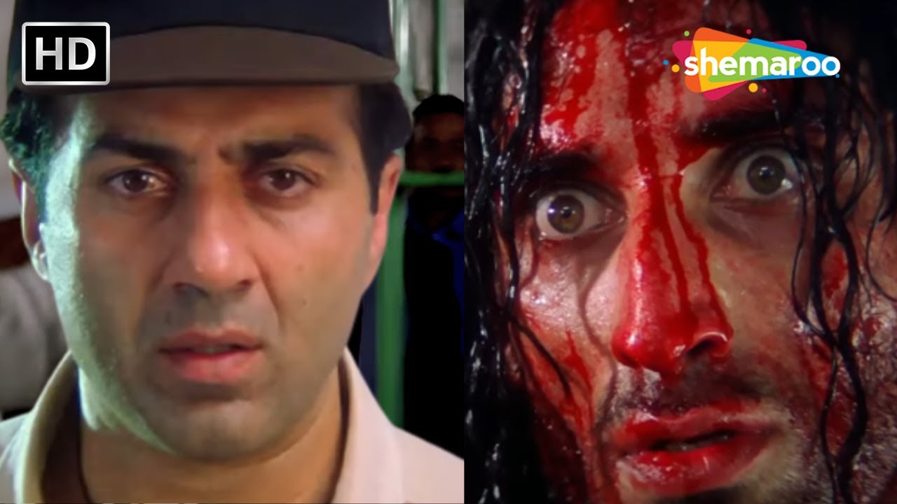 सनी देओल की एक्शन मूवी (HD) - पागलखाने जाकर राहुल देव को सिखाया सबक - SUNNY DEOL ACTION MOVIE