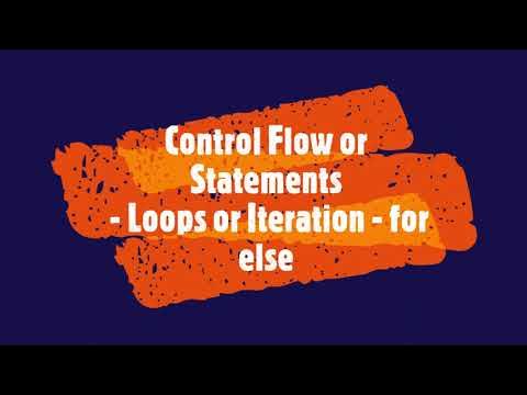 PYTHON - Control Flow or Statements - Loops or Iteration - for else ...